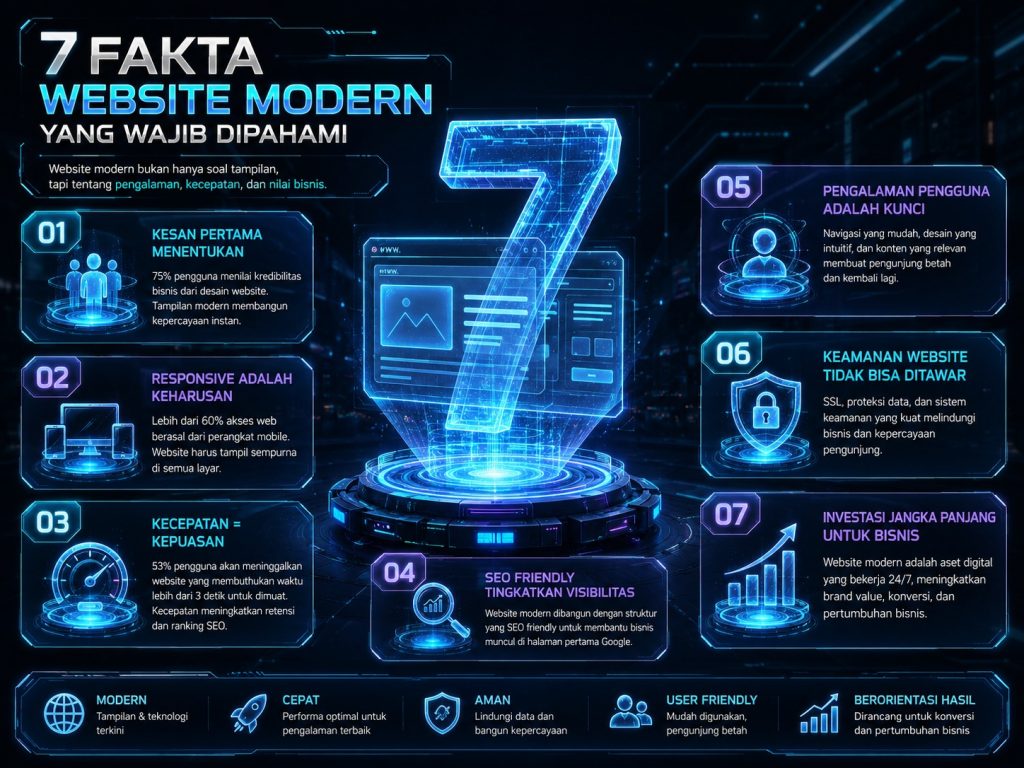 7 fakta website modern yang wajib dipahami