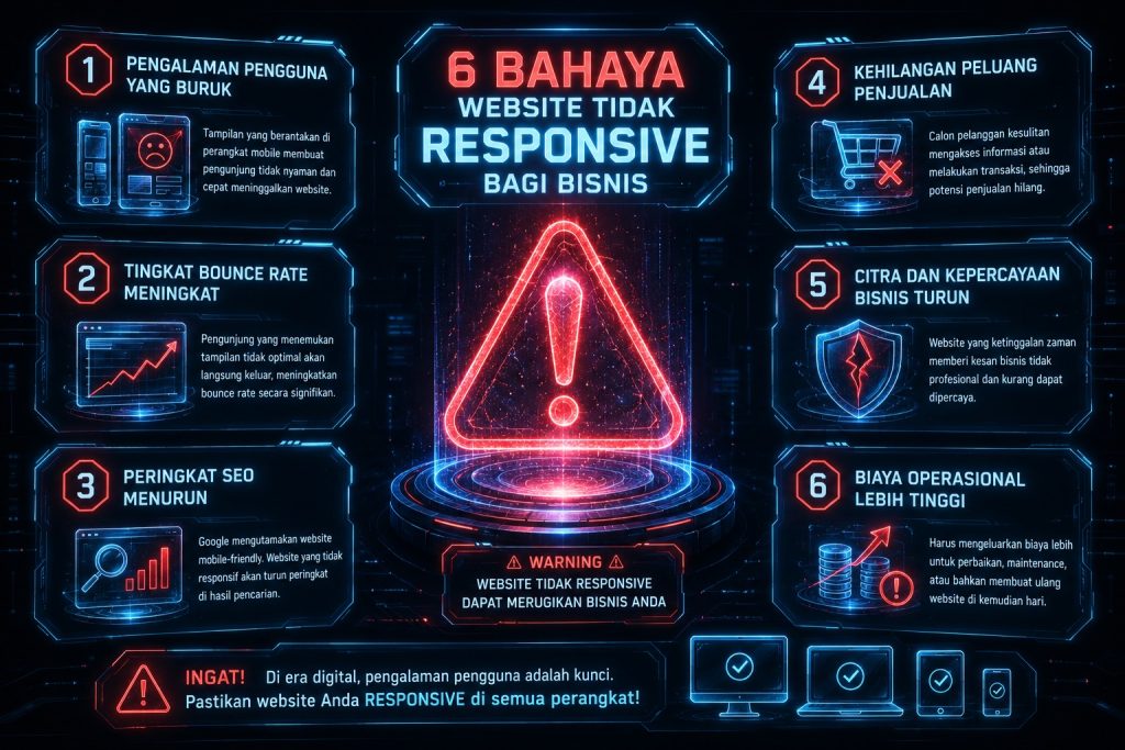 6 Bahaya Website Tidak Responsive bagi Bisnis 6 Bahaya Website Tidak Responsive bagi Bisnis
