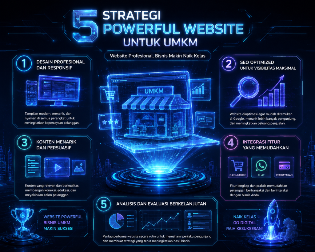 5 Strategi Powerful Website untuk UMKM Powerfull Website